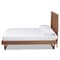 Baxton Studio Marin Modern and Contemporary Walnut Brown Finished Wood King Size Platform Bed 184-11137-9412-Zoro - alternate 8